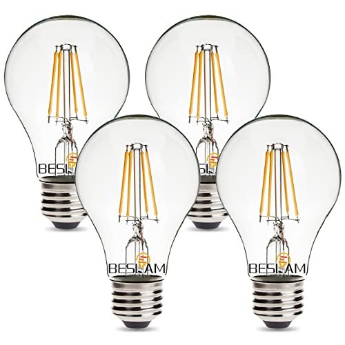 BESLAM LED лампа 60W форма соответствует E26 застежка 8W лампа цвет 2700K 806lm филамент лампа ejison лампа прозрачный модель retro лампа ejison лампа 