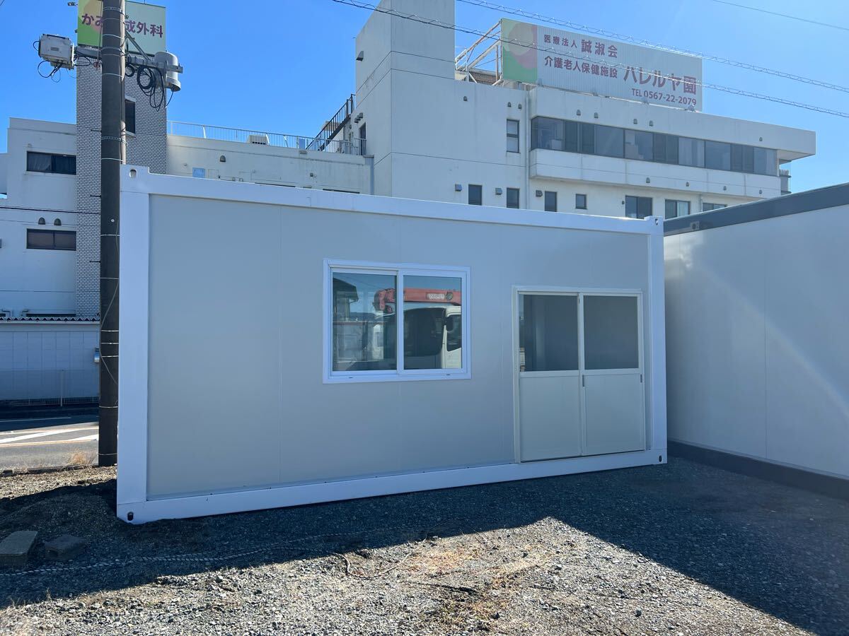 未使用 送料込! 中古ユニットハウス4.2坪 プレハブ 仮設スーパー 未使用 送料込! 中古ユニットハウス4.2坪 プレハブ 仮設スーパー