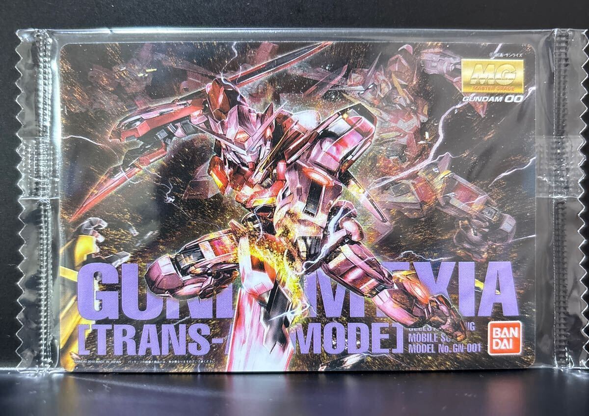 未開封 送料85円 No.220 ガンダム エクシア トランザム モード ガンプラ パッケージ アート コレクション GUNDAM グミ カード ウエハース