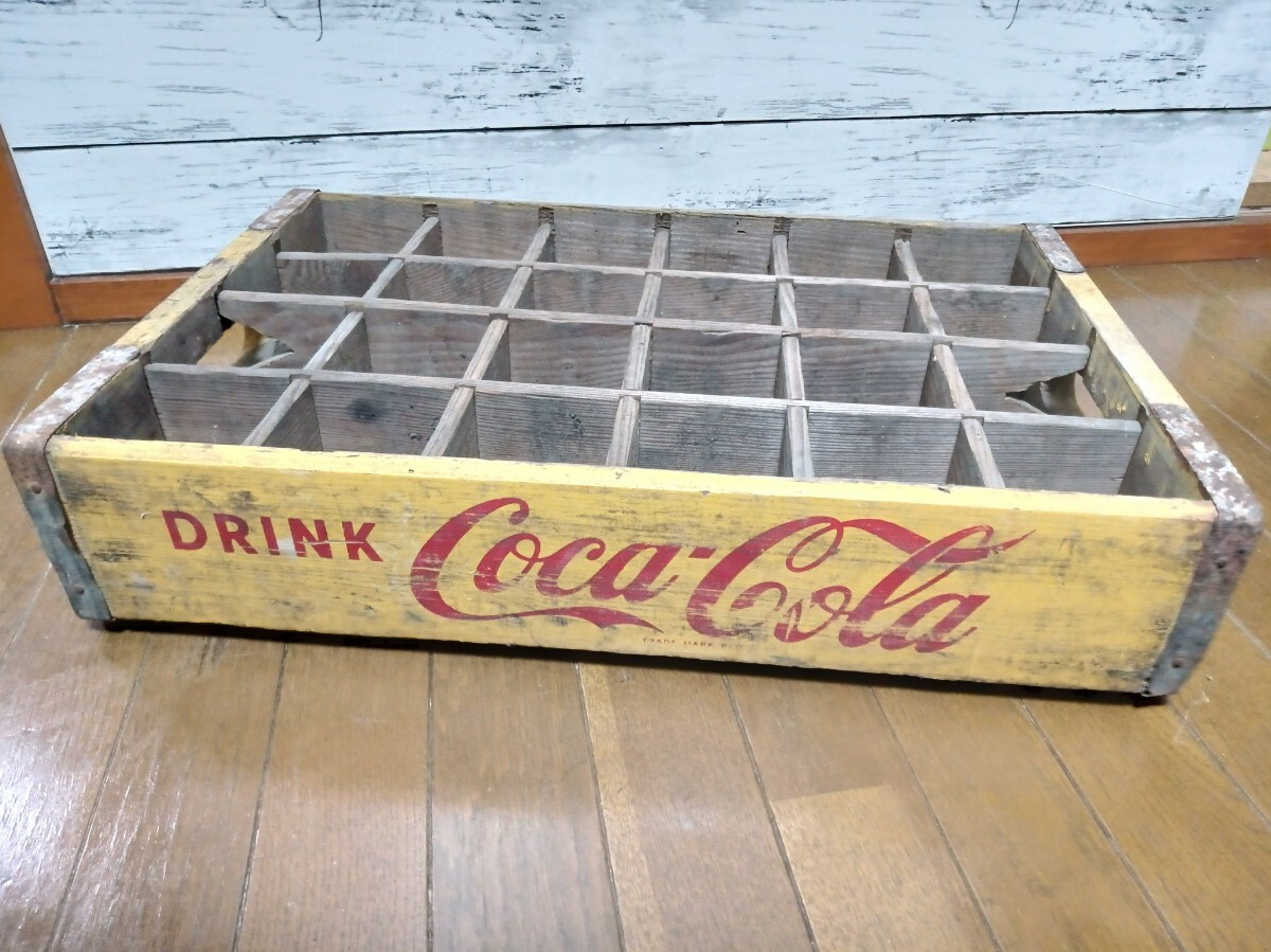 コカコーラ(COCA-COLA)/レギュラーサイズ瓶用木製ケース☆昭和 コカコーラ(COCA-COLA)/レギュラーサイズ瓶用木製ケース☆昭和