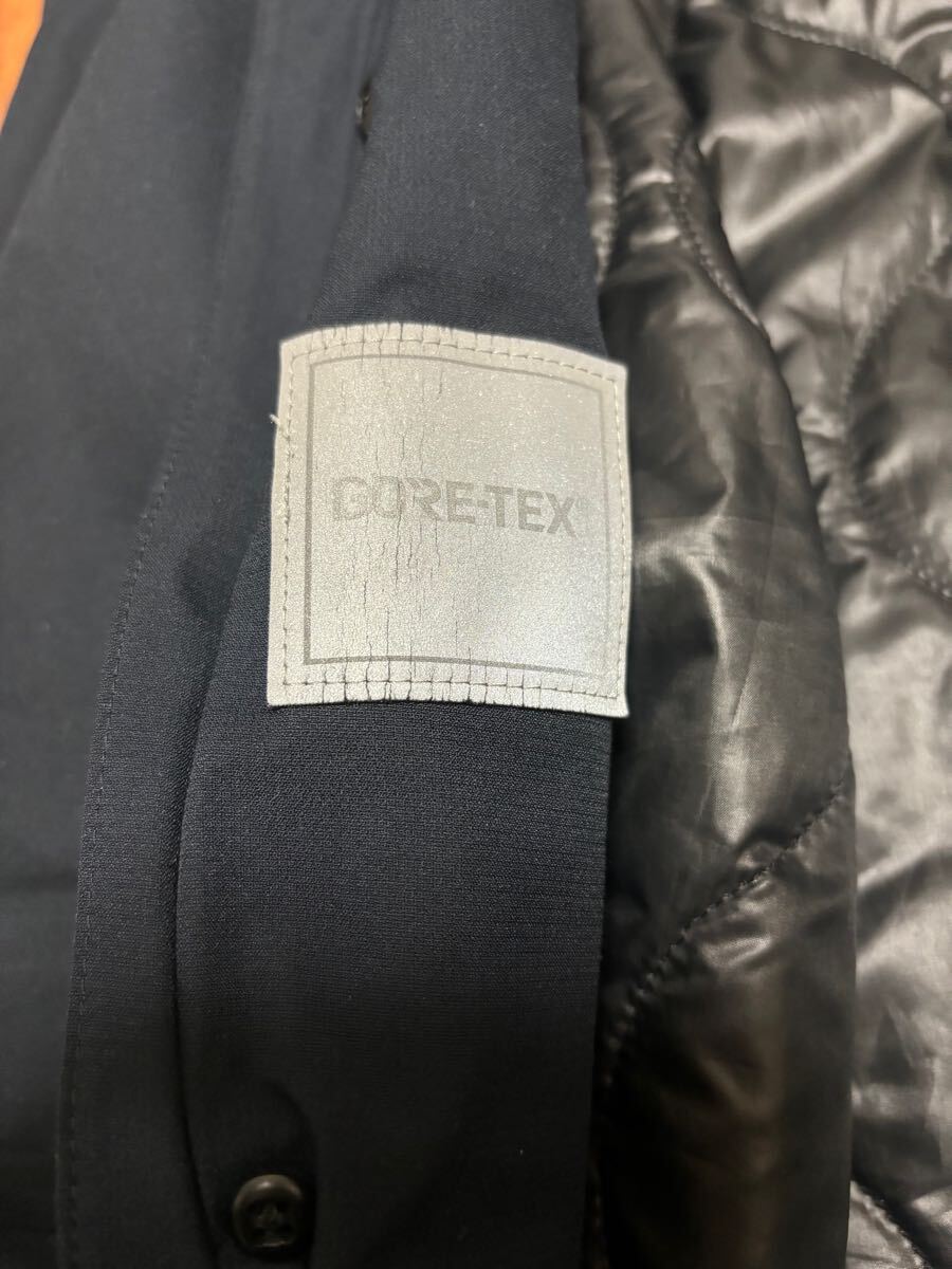 ［DURBAN］ダーバン　GORE-TEX ステンカラーコート　ダークネイビー系　M 0250314-997