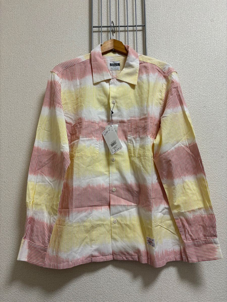 新品（タグ付き）［RODEO CROWNS］ロデオクラウンズ　長(zhǎng)袖シャツ　柄　M 0250321-1042