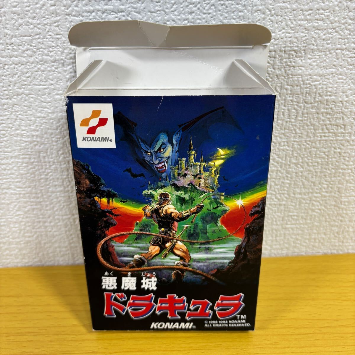 FC【悪魔城ドラキュラ カセット】箱 ハガキ 取扱説明書 ソフト FC【悪魔城ドラキュラ カセット】箱 ハガキ 取扱説明書 ソフト