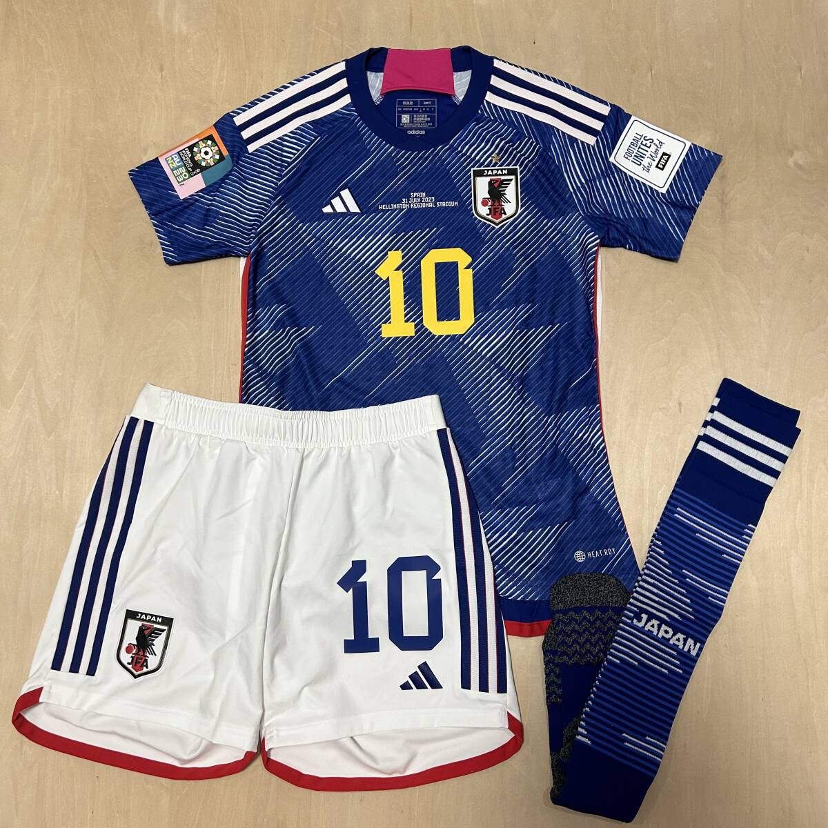 リヴァプール　なでしこジャパン　ナイキ　長野風花選手　ユニフォーム 2023 23 なでしこ ジャパン 長野風花 選手支給品 ユニフォーム W