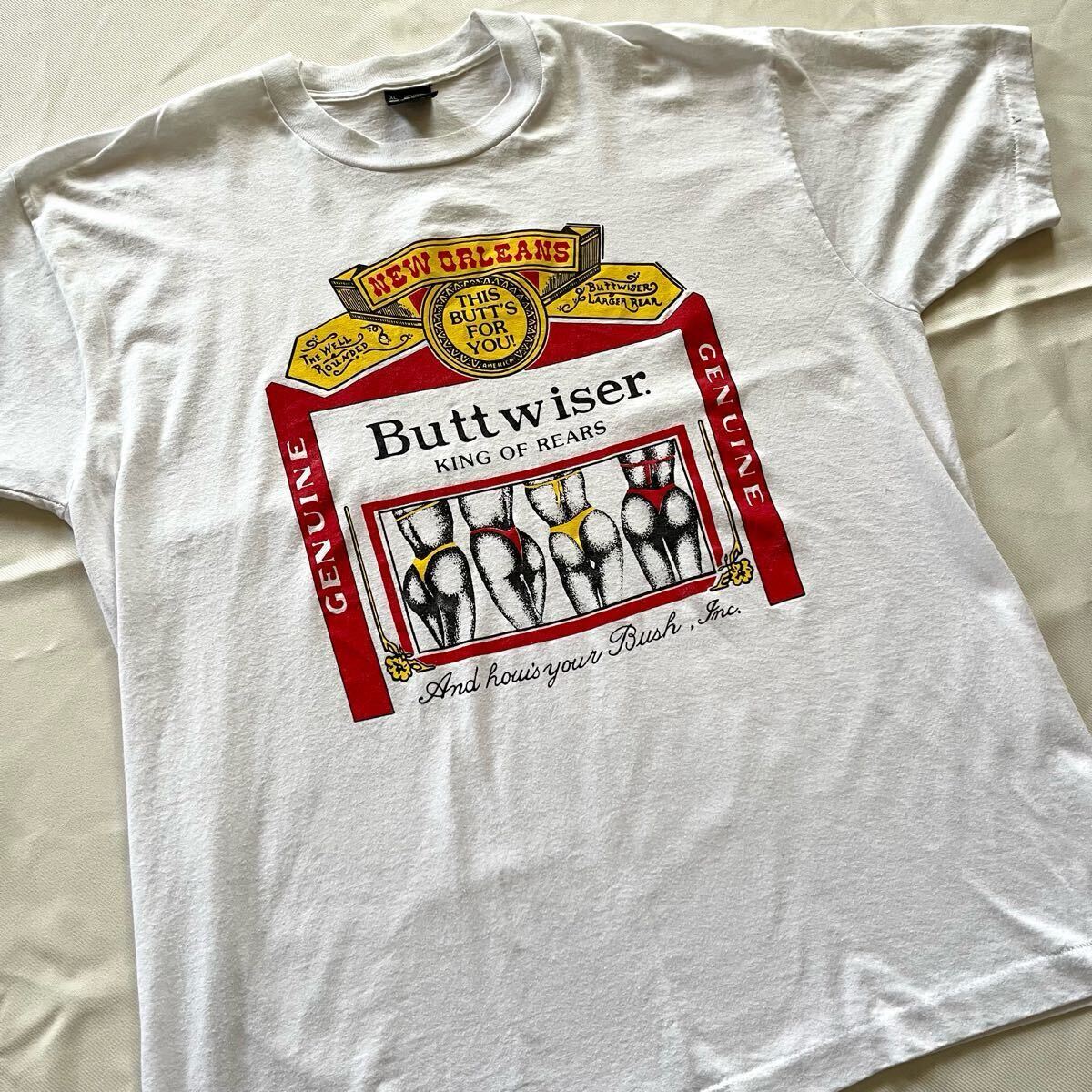 XL】 90s Buttwiser Tシャツ ヴィンテージ USA製 古着 アメリカ XL】 90s Buttwiser Tシャツ ヴィンテージ USA製 古着 アメリカ