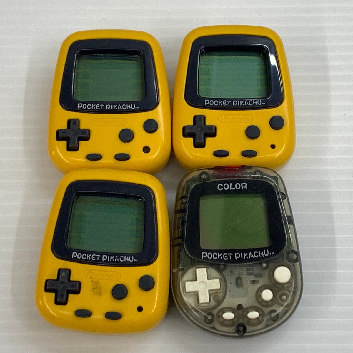ポケットピカチュウ カラー イエロー 金 銀といっしょ 通電確認 ポケットピカチュウ カラー イエロー 金 銀といっしょ 通電確認