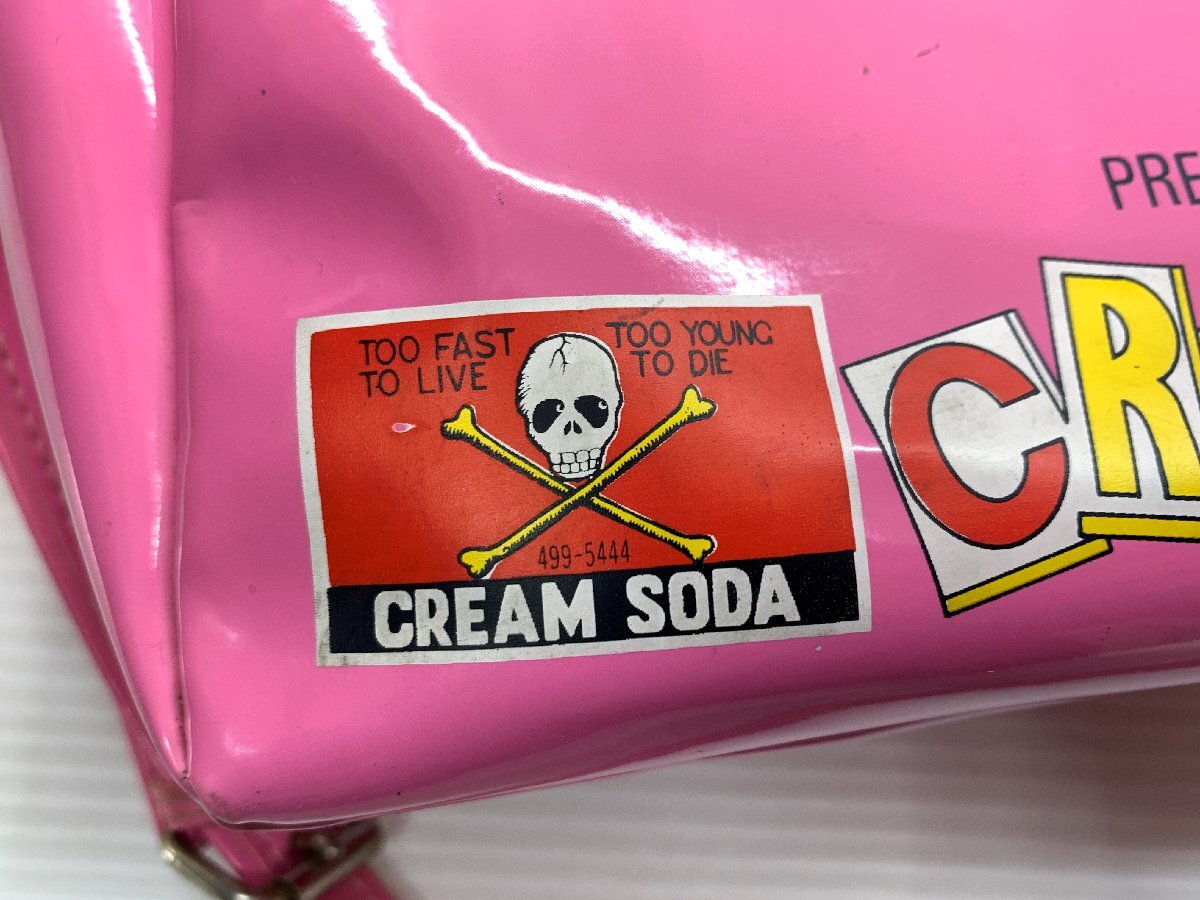 CREAM SODA クリームソーダ ビニールバッグ エナメルバッグ 80's CREAM SODA クリームソーダ ビニールバッグ エナメルバッグ 80's