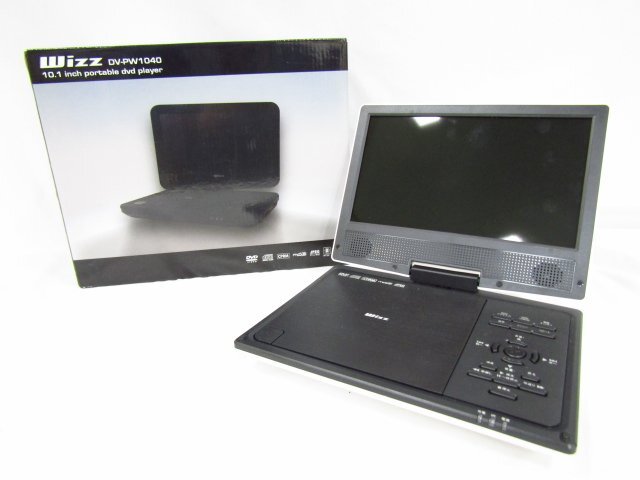 WIZZ 10.1インチ ポータブルDVDプレーヤー DV-PW1040 ACアダプタ WIZZ 10.1インチ ポータブルDVDプレーヤー DV-PW1040 ACアダプタ