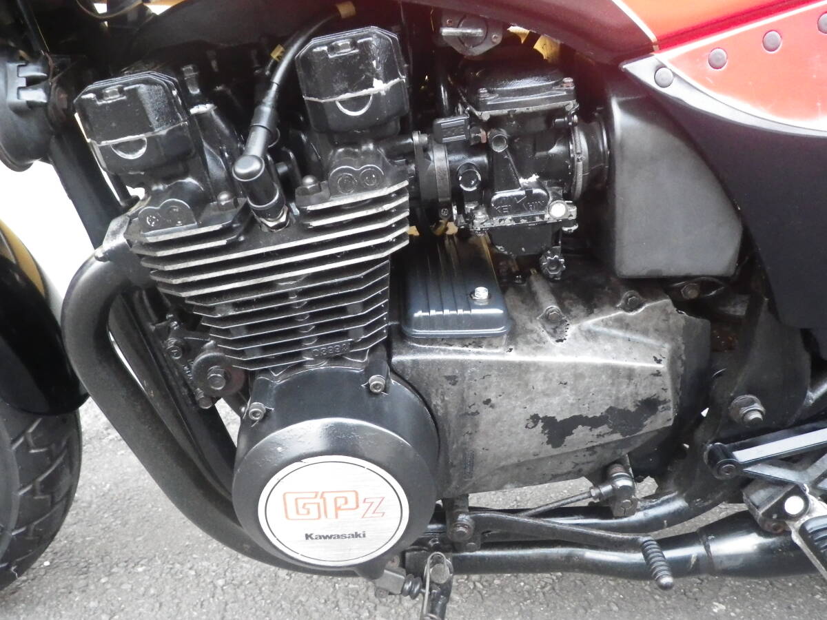 GPZ400F 予備検査付 国内物 初年度昭和62年10月 人気の黒/赤 GPZ400F 予備検査付 国内物 初年度昭和62年10月 人気の黒/赤