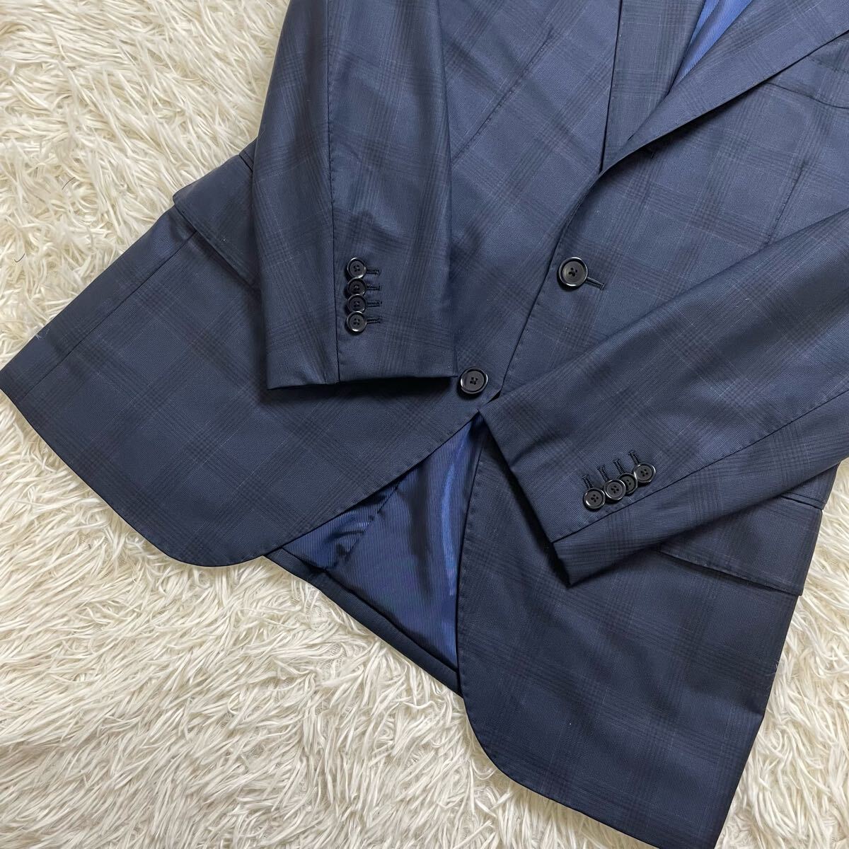 極美品 46 M-L相当 トゥモローランドピルグリム ゼニア スーツ 極美品 46 M-L相当 トゥモローランドピルグリム ゼニア スーツ