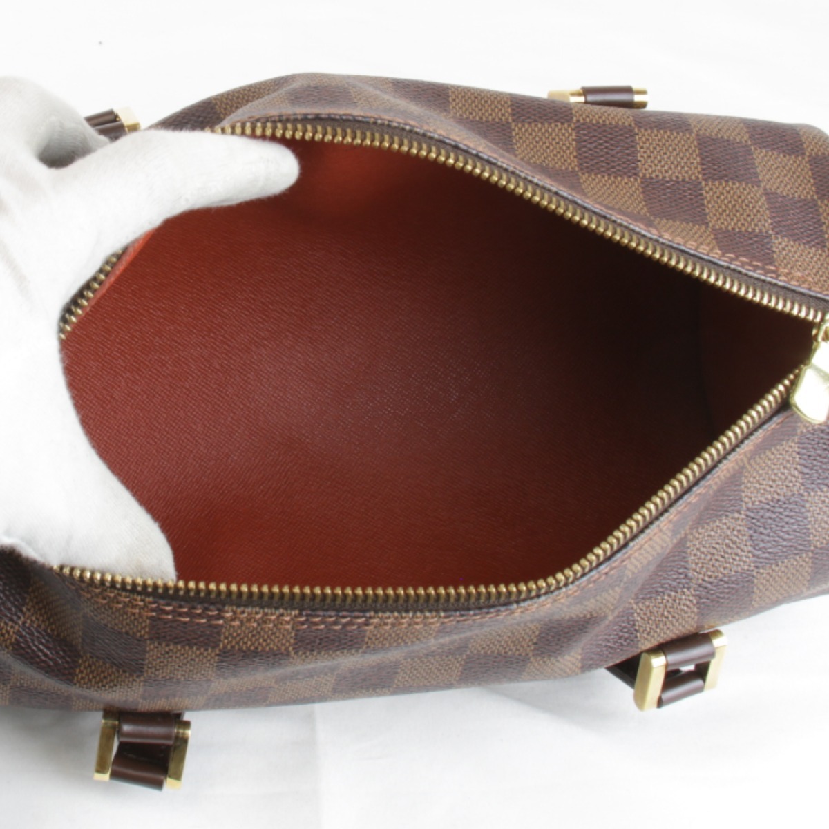 美品『USED』 LOUIS VUITTON ルイ?ヴィトン パピヨンPM M51304 ハンドバッグ ブラウン ダミエキャンバス