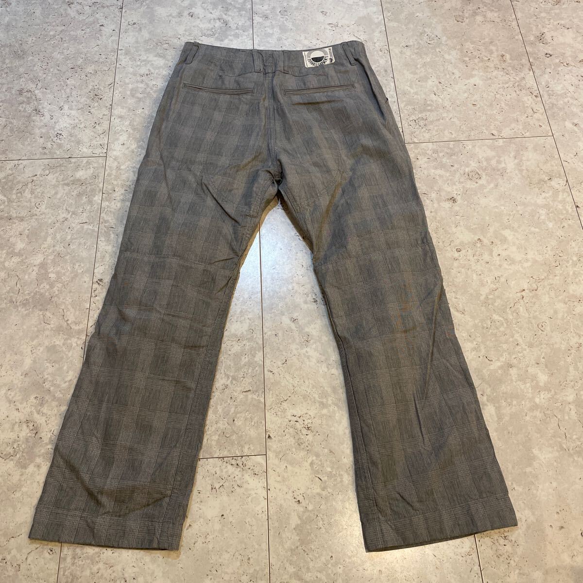 サイズ0 良好 ノンネイティブ nonnative グレンチェック チノパンツ グレー系 日本制 Sサイズ