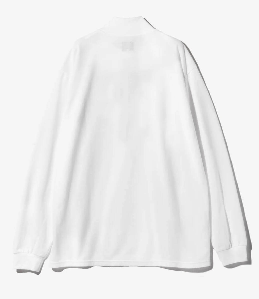 ◇新品 Needles ニードルス 25ss L/S Mock Neck Tee-Poly Jersey PU306A モックネック ロングスリーブ Tシャツ M 長袖