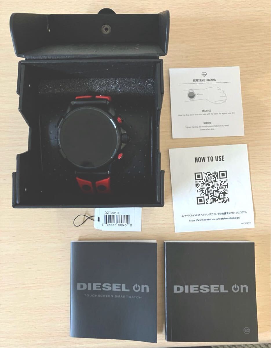【美品】DIESEL ON スマートウォッチ 箱・充電器付き 美品【DIESEL/ディーゼル☆スマートウォッチ】腕時計 DIESEL ON