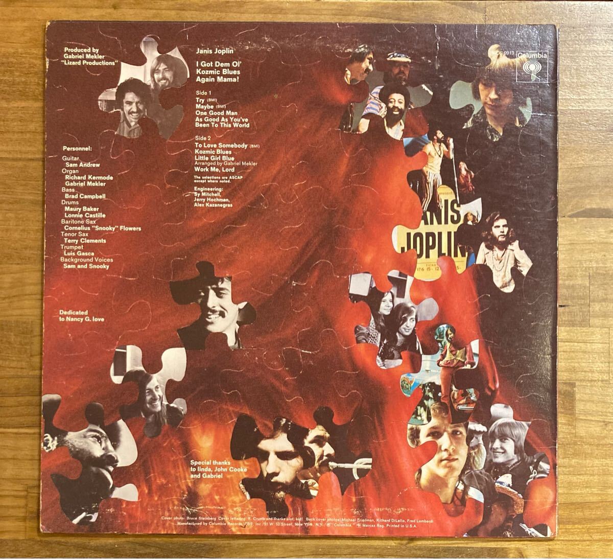 Janis Joplin / I Got Dem Ol’ Kozmic Blues Again Mama! / LP USオリジナル 
