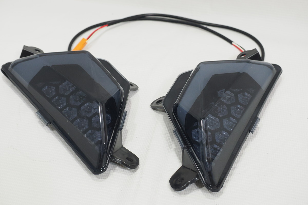 新品 國內(nèi)より発送 デイライト內(nèi)蔵 LEDウィンカー 左右セット NINJA1000 NINJA250 NINJA400 ZX-25R ZX-4R ZX-6R NINJA1000SX LEDウインカー