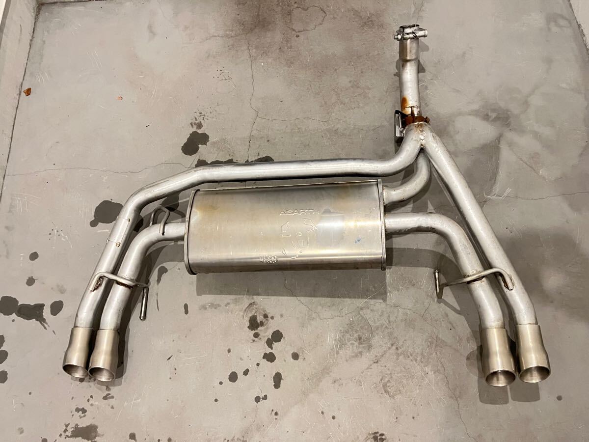 アバルト595コンペティツィオーネ純正レコードモンツァマフラー