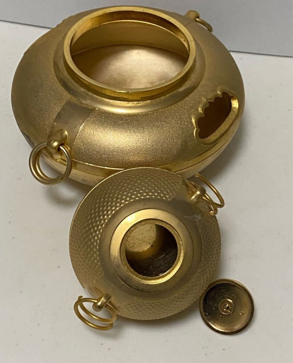 24KGP 黄金茶釜黄金茶釜昭和天皇御即位五十年記念製 置物 縁起物 24KGP 黄金茶釜黄金茶釜昭和天皇御即位五十年記念製 置物 縁起物