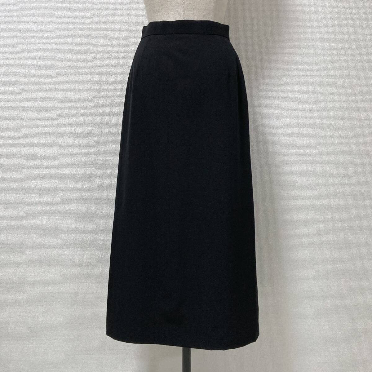 AD1998 tricot COMME des GARCONS ウールギャバ 巻き スカート ロング 黒 トリココムデギャルソン ラップ 90s VINTAGE archive 4110271