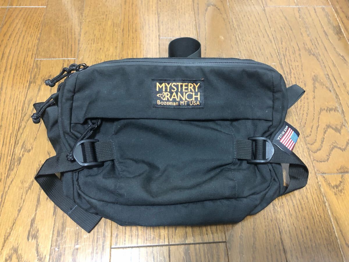 ミステリーランチ　ヒップモンキー　ブラック　アメリカ制　美品 MYSTERY RANCH USA制