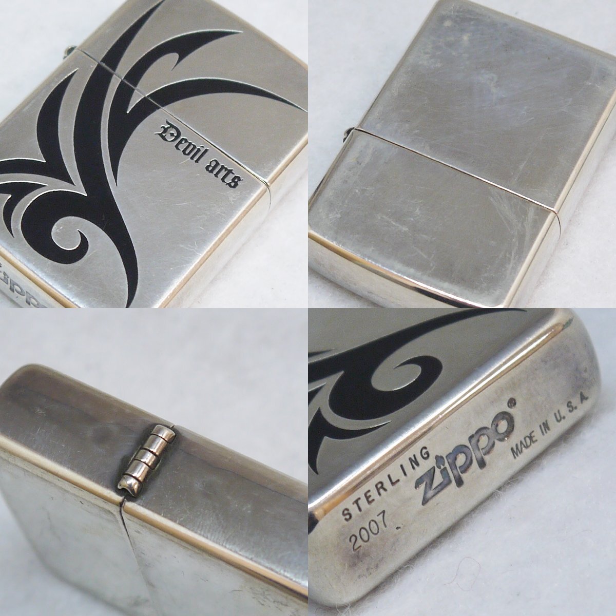 人気満点 ZIPPO USED品・保管品 ジッポ 刻 STERLING ライター その他