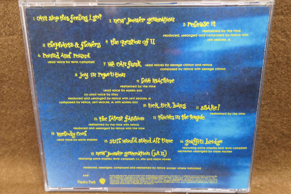 ★同梱発送不可★中古CD / 日本盤 / PRINCE プリンス / GRAFFITI BRIDGE グラフィティ?ブリッジ / サウンドトラック / WPCP-3640