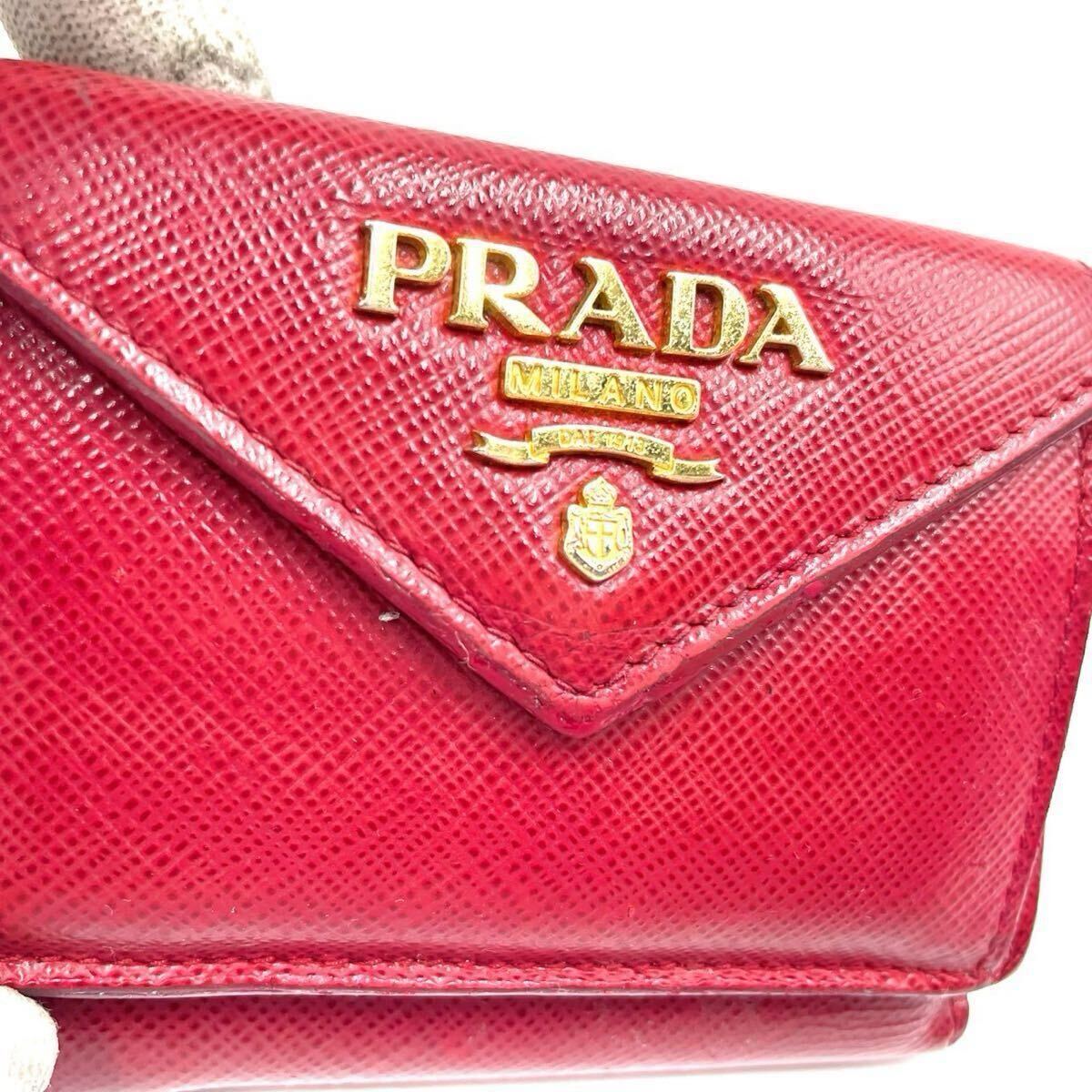 ◎1円◎ PRADA プラダ 三つ折り財布 コンパクトウォレット 財布 ◎1円◎ PRADA プラダ 三つ折り財布 コンパクトウォレット 財布