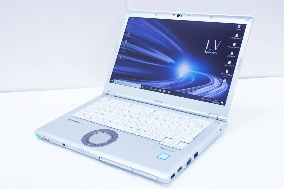 即配 Corei7 16GBメモリ サクサク快速 DVDドライブ 軽量 Let's note CF-LV8SDKVS i7-8665U SSD512GB 14型FHD 顔認証 Win10リカバリ