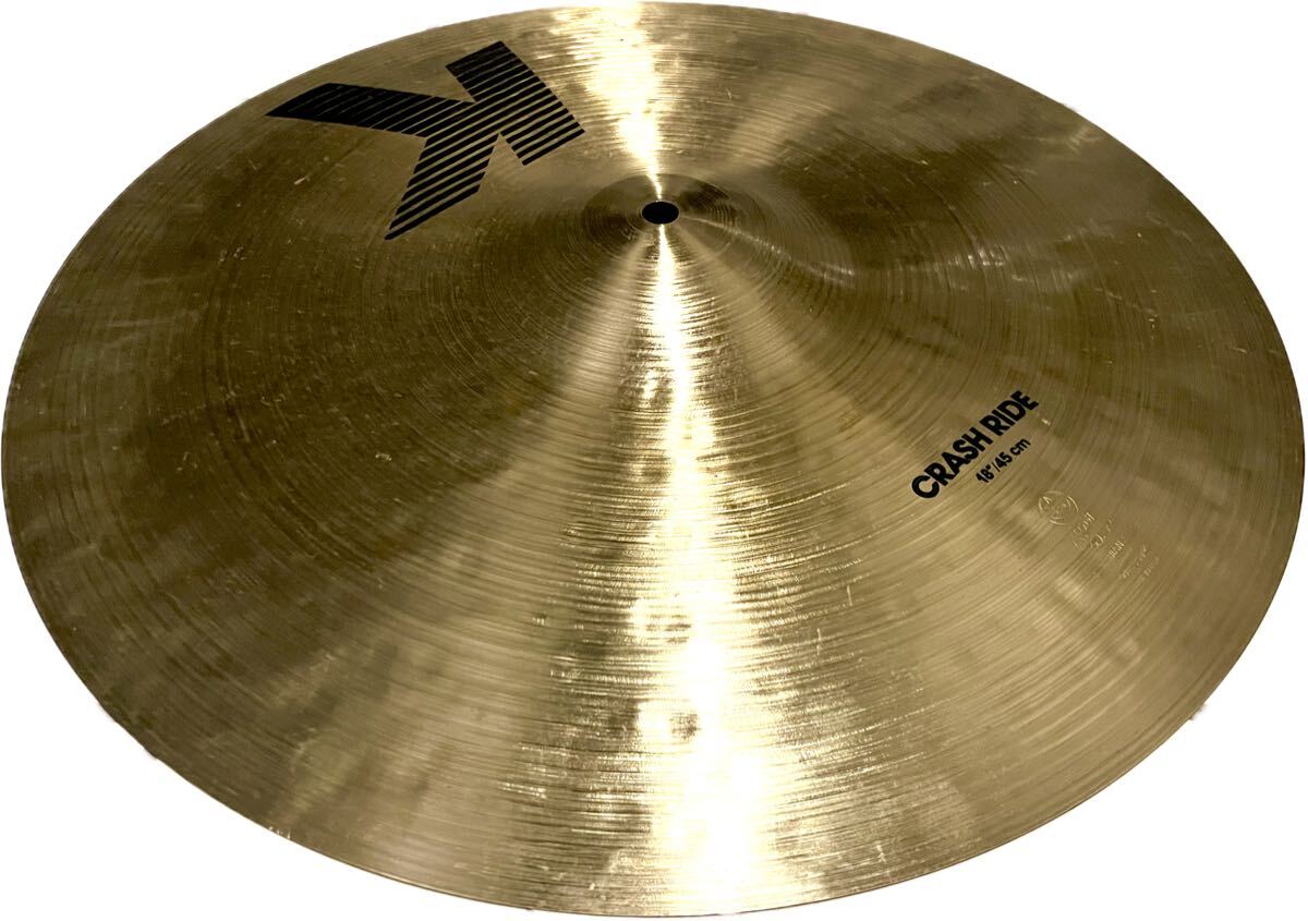 【極美品】90’s IAK ZILDJIAN 18 CRASH RIDE