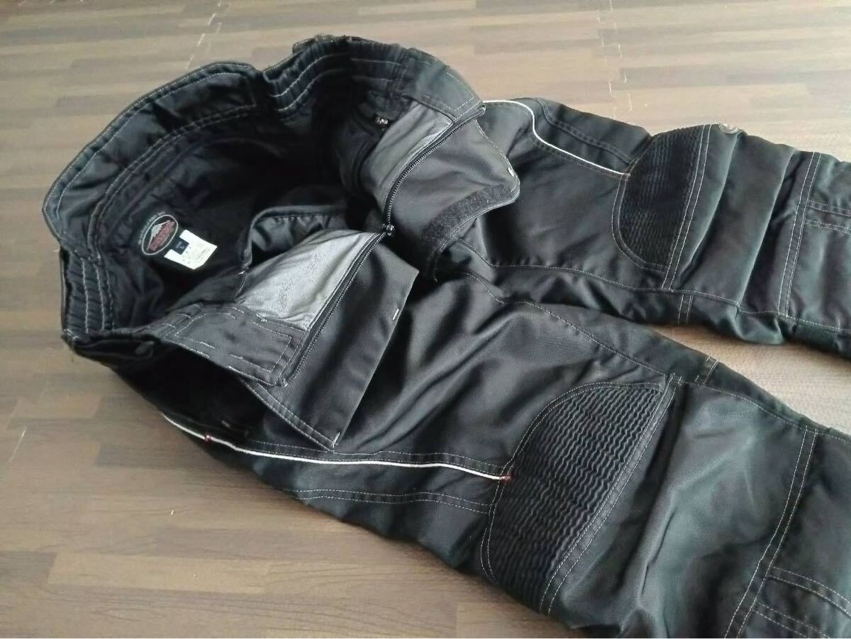 【送料無料】KUSHITANI クシタニ GORE-TEX ゴアテックスパンツ Lサイズ 防水透湿加工 バイクウェア K-2547-2005-1【良品】_画像5
