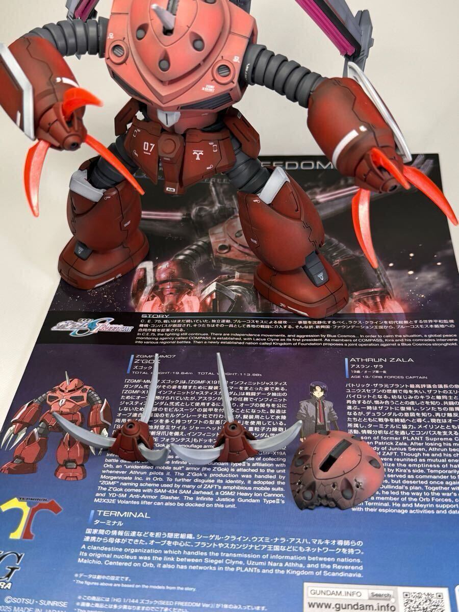 HG 1/144 ズゴック(SEED FREEDOM Ver.)塗装済 完成品機動戦士 HG 1/144 ズゴック(SEED FREEDOM Ver.)塗装済 完成品機動戦士
