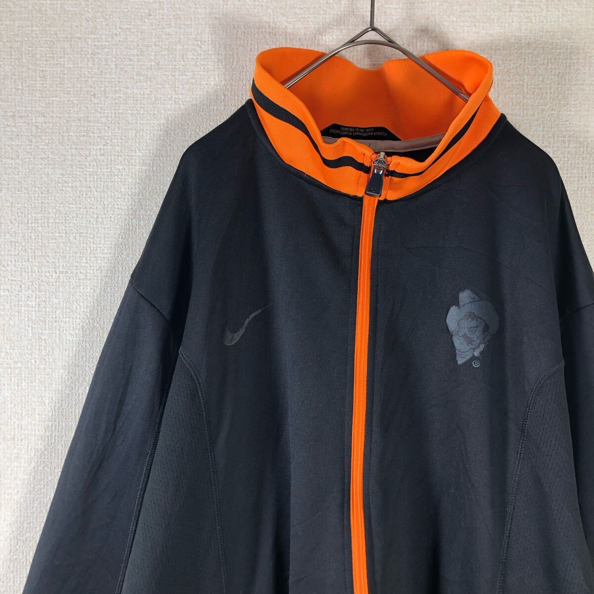 ナイキ　ジャージ　チームロゴ　ジップ　アメリカ古着　XL 302
