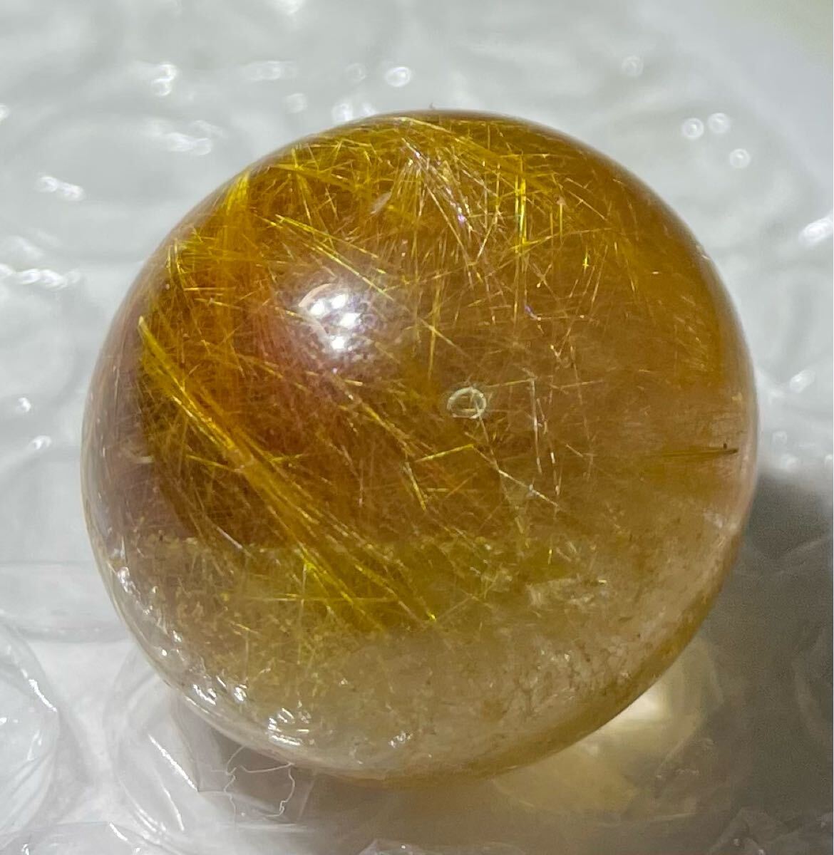 ゴールドルチルクォーツ 010 クリスタル パワーストーン 天然石 魔除 お守 開運 幸運 金運UP 風水晶 タイチンルチル_画像5