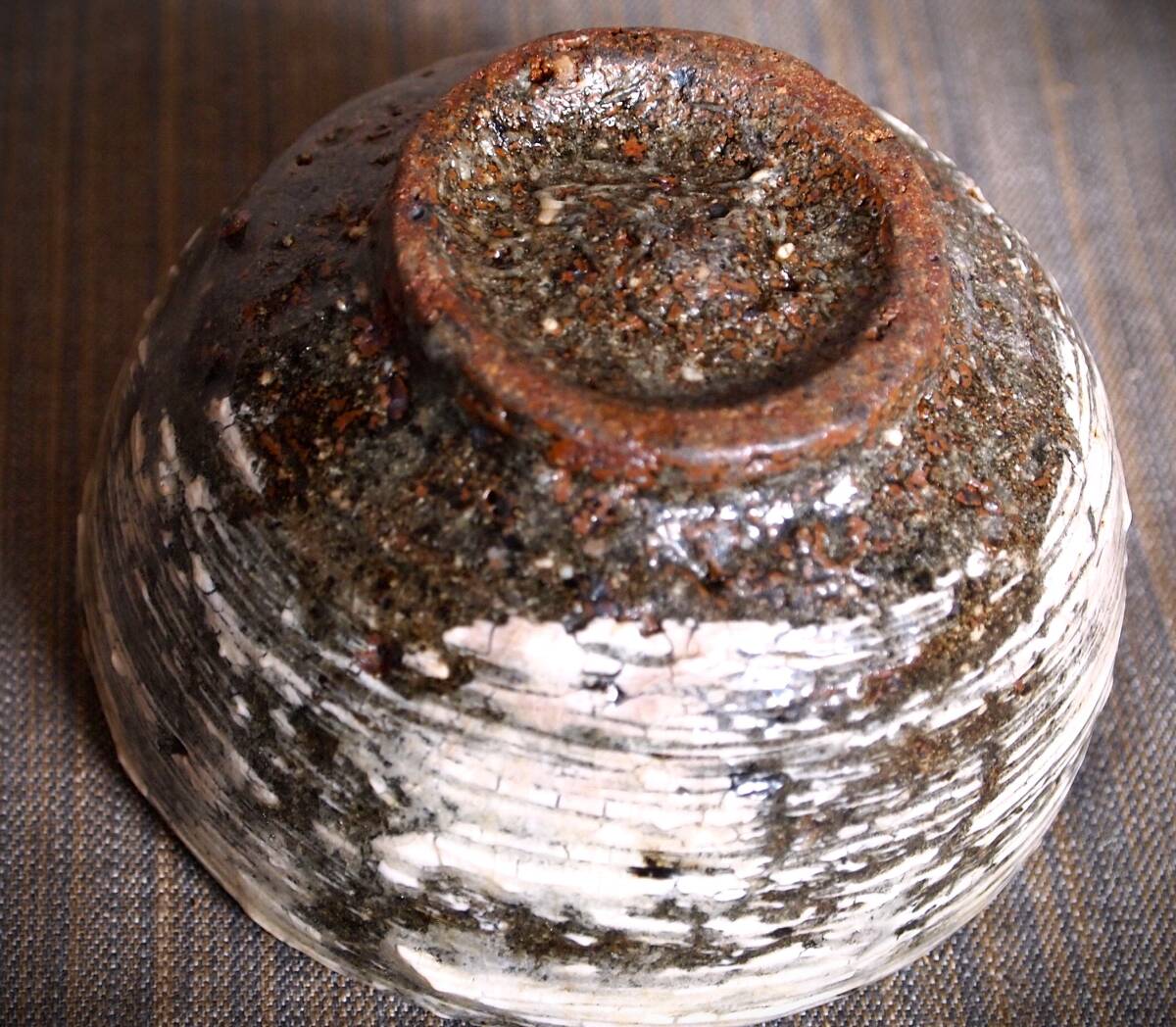 希少作★中川自然坊★刷毛目唐津汲み出し湯のみ（5個(gè)）★共箱