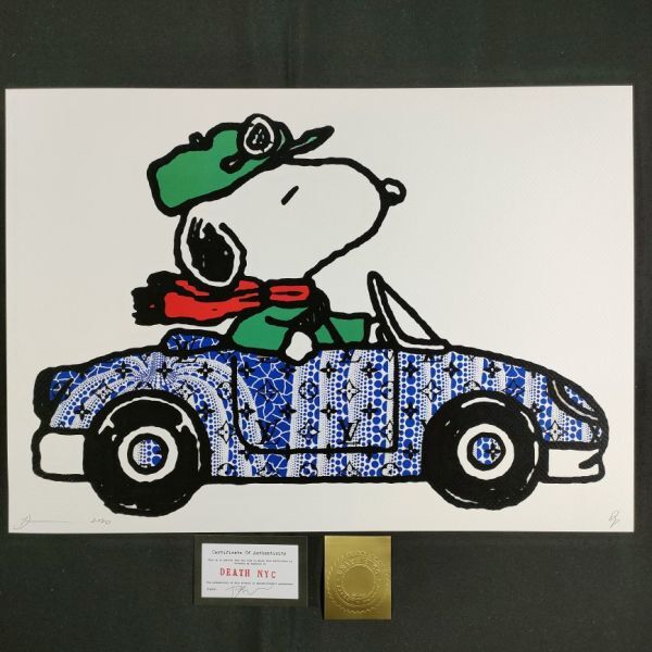 AB19 DEATH NYC 世界限定ポスター 現代アート ポップアート AB19 DEATH NYC 世界限定ポスター 現代アート ポップアート