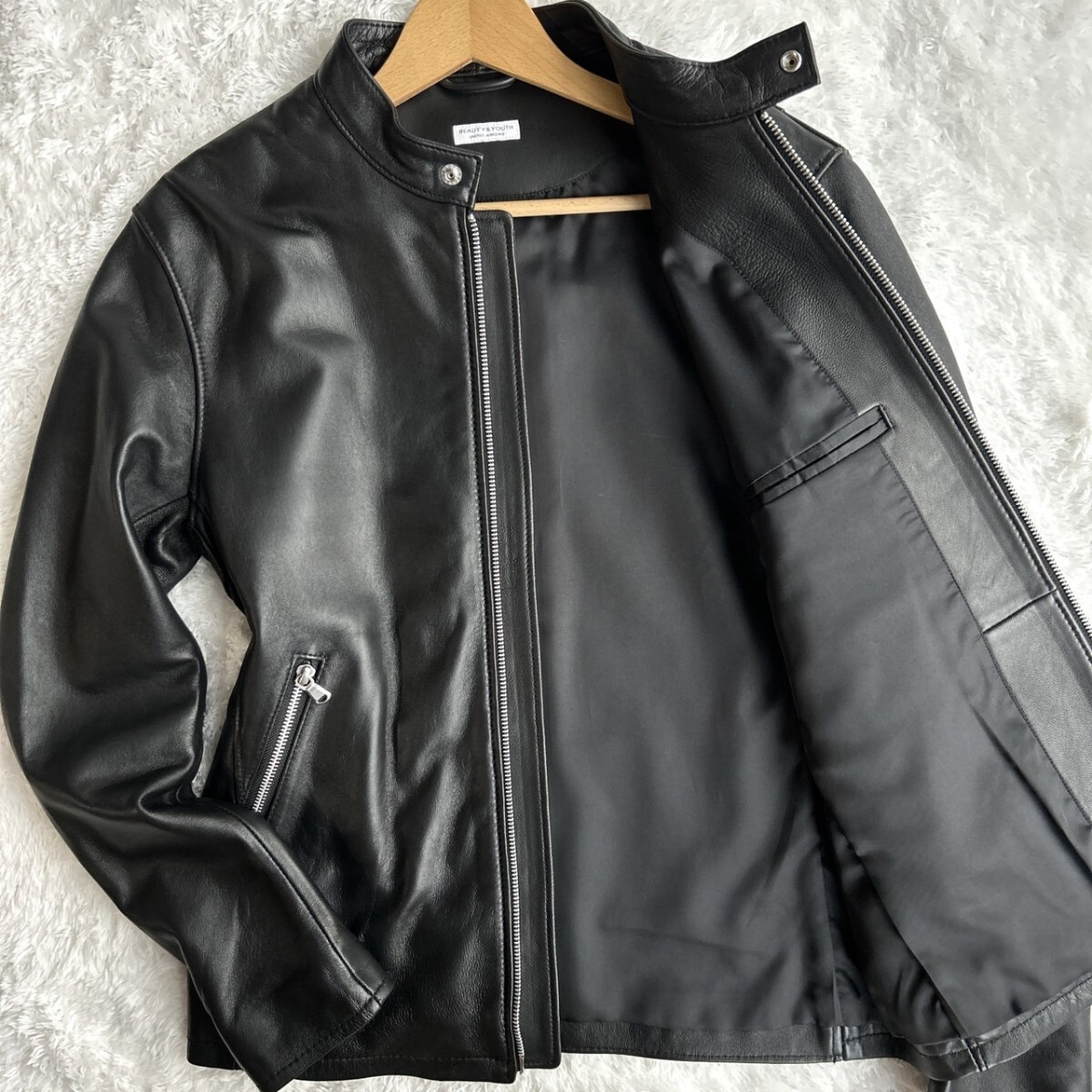 極美品◎ UNITED ARROWS / BEAUTY&YOUTH 羊革 ラムレザー 極美品◎ UNITED ARROWS / BEAUTY&YOUTH 羊革 ラムレザー