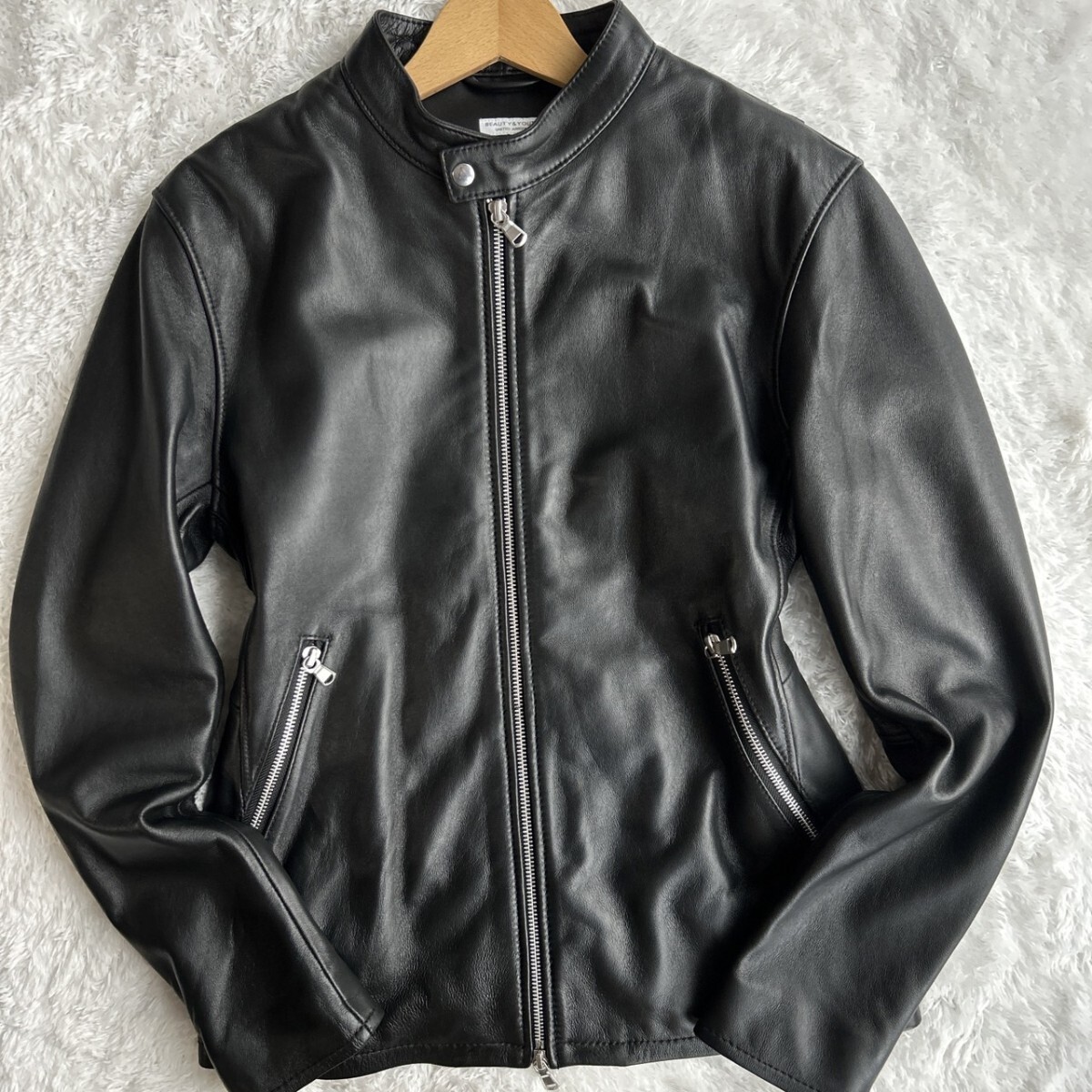 極美品◎ UNITED ARROWS / BEAUTY&YOUTH 羊革 ラムレザー 極美品◎ UNITED ARROWS / BEAUTY&YOUTH 羊革 ラムレザー