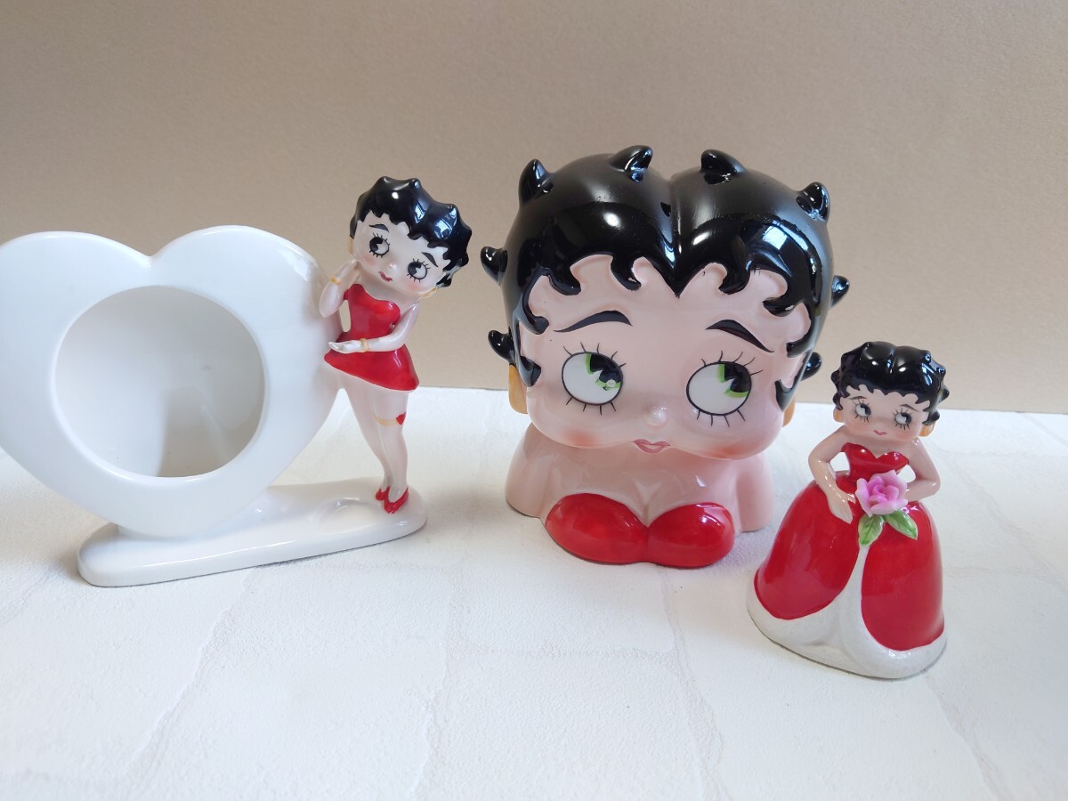 ベティちゃん　フォトスタンド　貯金箱　フェイスバンク　ディナーベル　ベティブープ