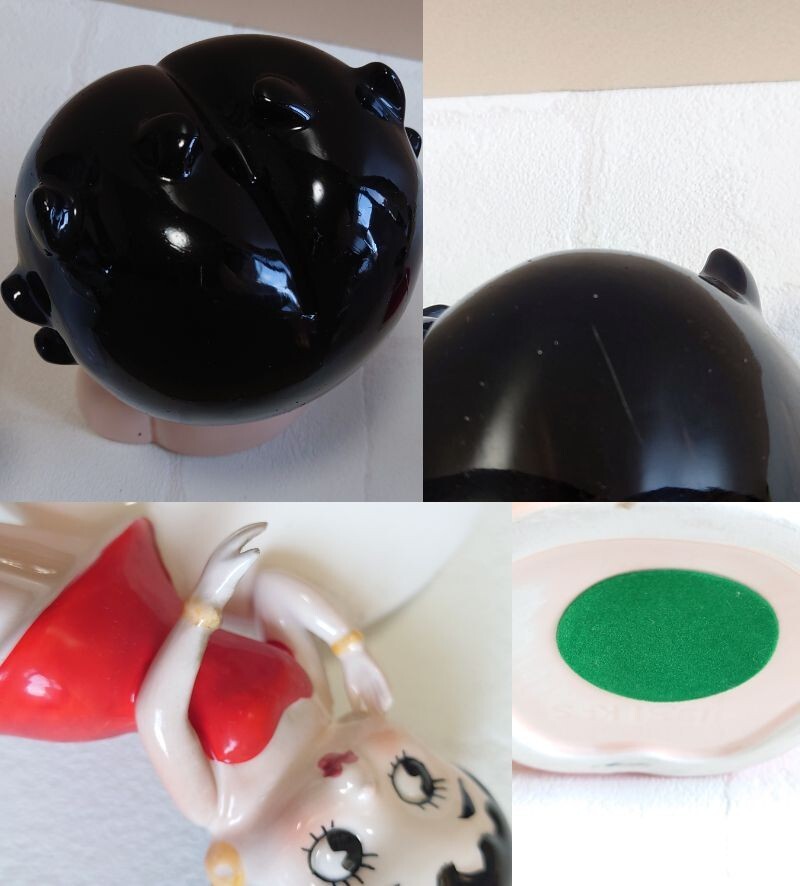 ベティちゃん　フォトスタンド　貯金箱　フェイスバンク　ディナーベル　ベティブープ