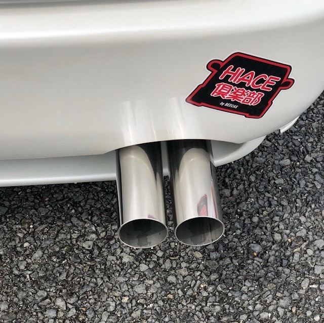 K-BREAK ハイエース　非行少年マフラーカッター ストレート BEECAS ビーキャス