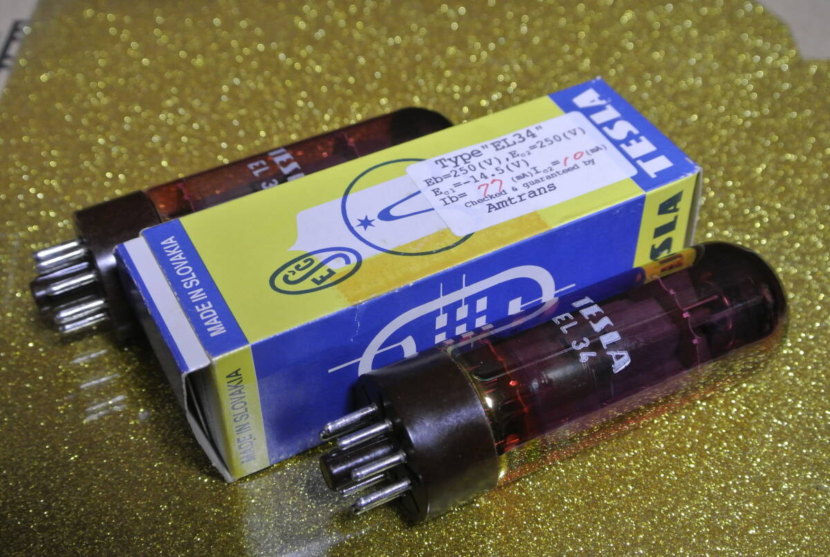 ☆彡超稀少eBayにも出品無し☆彡NOS・テスラーEL-34R(Wゲッター ☆彡超稀少eBayにも出品無し☆彡NOS・テスラーEL-34R(Wゲッター