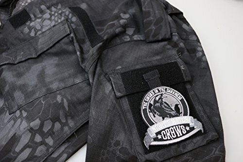 冥夜の守人 ナイツウォッチ 刺繍 サバゲ パッチ ワッペン 着脱式（マジックテプ、ベルクロ対応） 面ファスナ A0_画像2