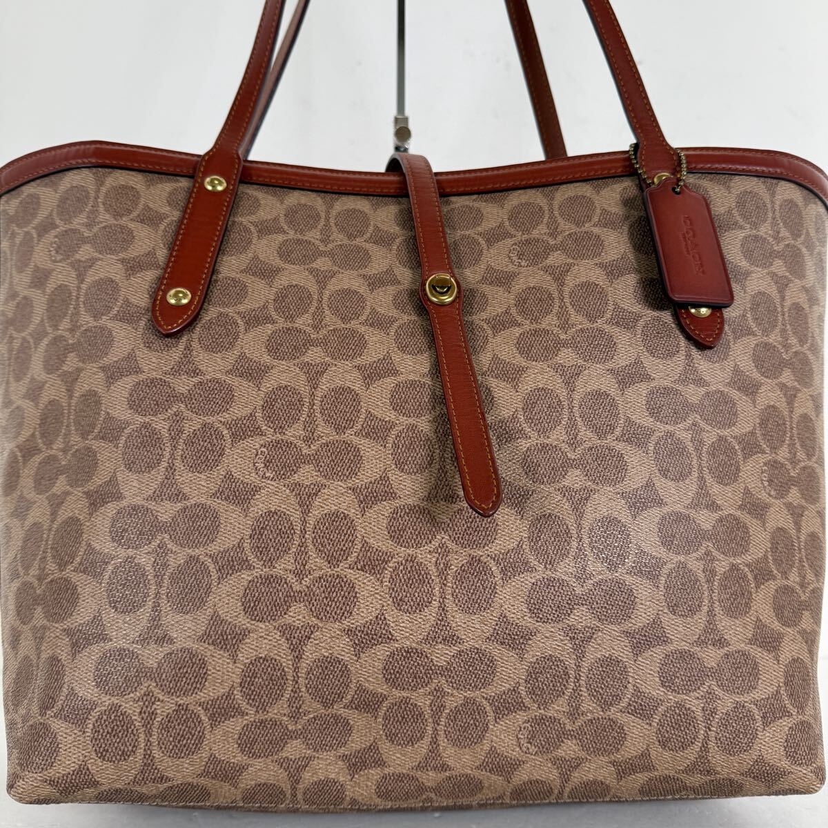 1円〜《 新品同様 》定価10万 コーチ COACH トートバッグ レザー 1円〜《 新品同様 》定価10万 コーチ COACH トートバッグ レザー