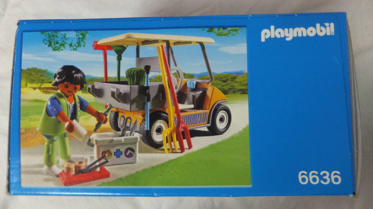 新品?未開封品 プレイモービル Playmobil 6636 動(dòng)物園巡回車 動(dòng)物飼育員さんのカート Zookeeper's Cart　City Life シティ ライフ　海外発