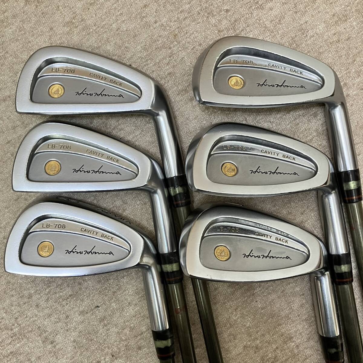 HONMA 本間ゴルフ ホンマ アイアン LB-708 4星 4S 金モグラ 6.7 HONMA 本間ゴルフ ホンマ アイアン LB-708 4星 4S 金モグラ 6.7