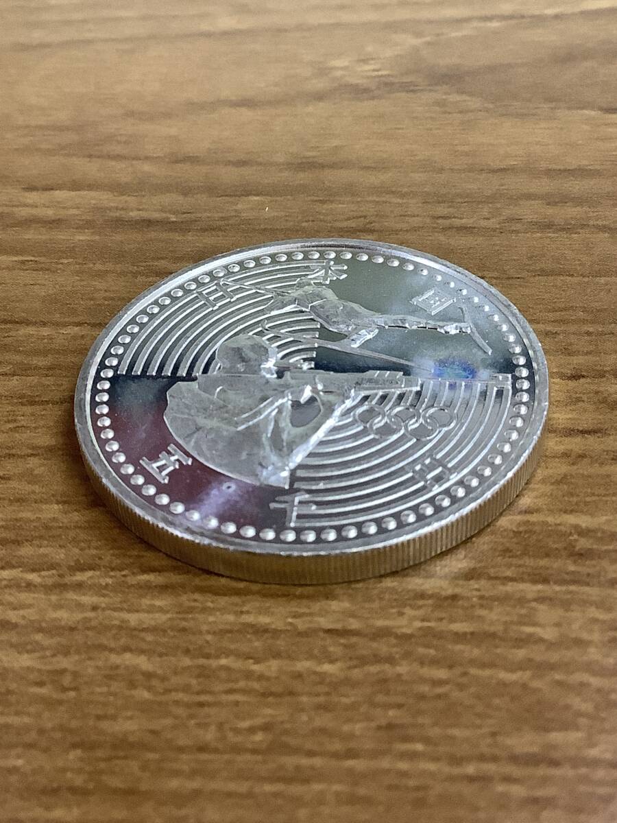 Y3501 長野オリンピック 冬季競技大会記念貨幣 5000円 銀貨 1998