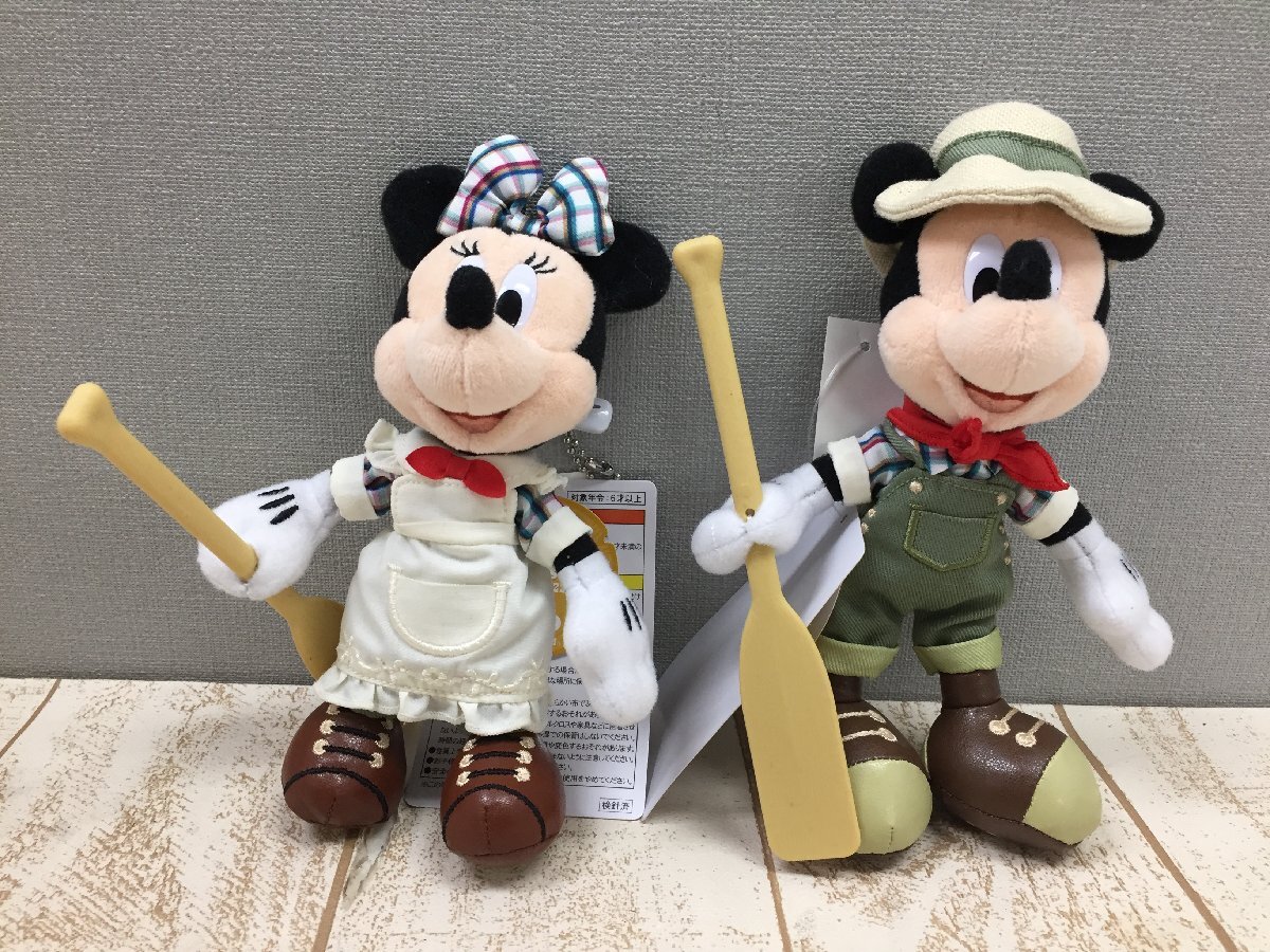 ◇ディズニー TDR ミッキー ミニー ぬいぐるみバッジ 2点 タグ付 ◇ディズニー TDR ミッキー ミニー ぬいぐるみバッジ 2点 タグ付