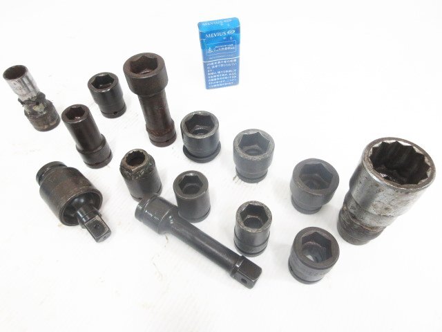 M370■トネ など / インパクトレンチ用 ソケット など / 差込角19.0mm / 22～41mm // 計11点 // まとめ売り_画像1