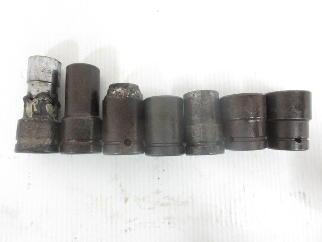 M370■トネ など / インパクトレンチ用 ソケット など / 差込角19.0mm / 22～41mm // 計11点 // まとめ売り_画像3