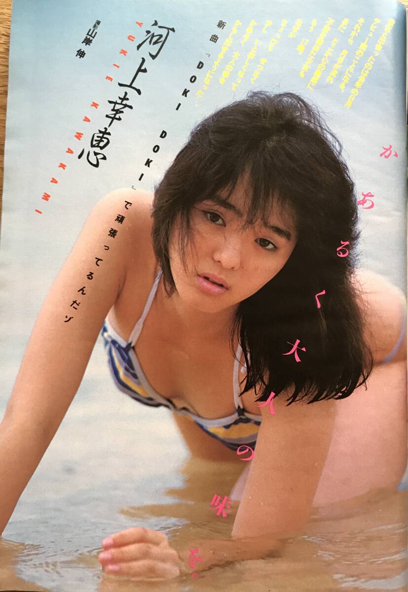週刊プレイボーイ 1984年昭和59年10月16日号No.43 川上麻衣子 週刊プレイボーイ 1984年昭和59年10月16日号No.43 川上麻衣子